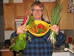 Larry's Garden harvest